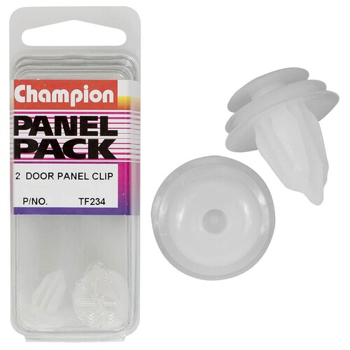 Champion Fasteners Trim Clips (13-16-18Mm Head, To Suit 9Mm Hole) - Pack Of 2  2PK   TF234