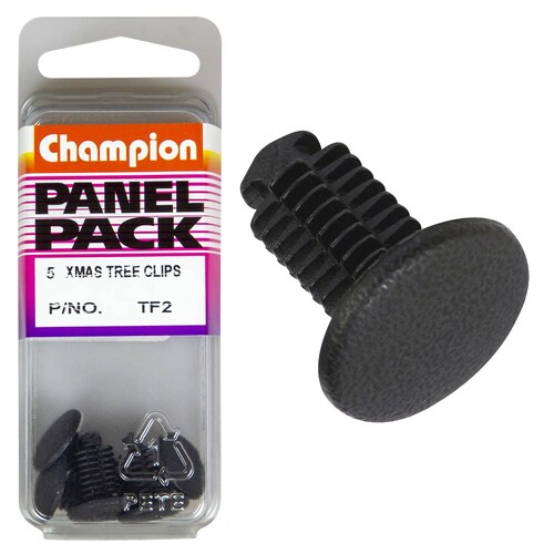 Champion Fasteners Christmas Tree Clips (16Mm Head, 18Mm Length, 4.7Mm Stem) - Pack Of 5  TF2