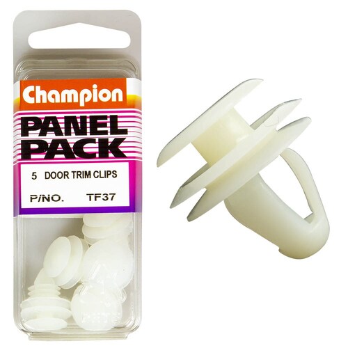 Champion Fasteners Door Trim Clips (13-16Mm Head, 9Mm Stem) - Pack Of 5 5PK TF37