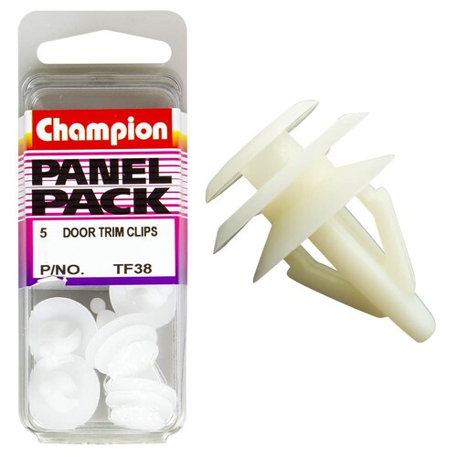 Champion Fasteners Trim Panel Retainer (13-18Mm Head, 14Mm Length, To Suit 9Mm Hole) - Pack Of 5 5PK TF38