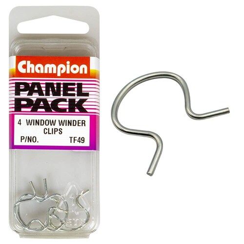 Champion Fasteners Universal Window Winder Clips - Pack Of 4 4PK TF49