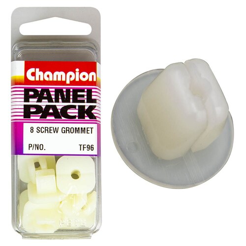 Champion Fasteners Clear/White Screw Grommets (17Mm Width, Length, Pack of 4) 8PK TF96