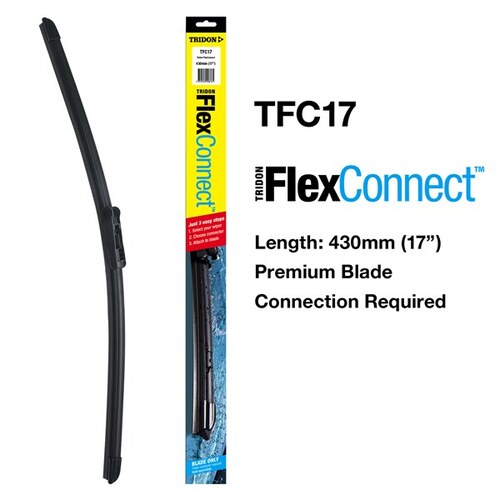 Tridon Flexconnect Wiper Blade (connector Required) 17in/430mm TFC17
