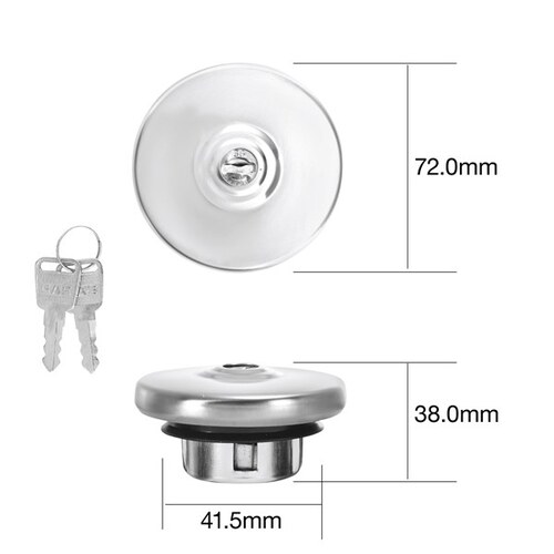 Tridon Locking Fuel Cap TFL224V