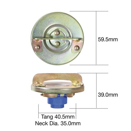 New *TRIDON* Fuel Cap Non Locking For Mitsubishi Verada KE-KW 3.0L 3.5L 