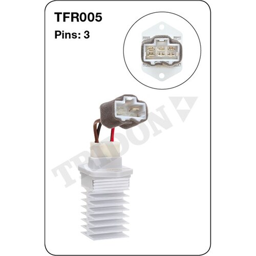 Tridon Heater Fan Resistor TFR005