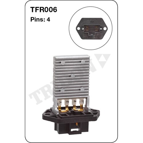 Tridon Heater Fan Resistor TFR006