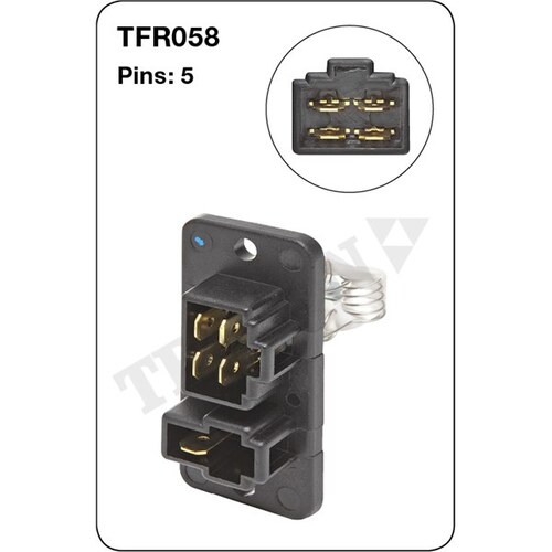 Tridon Heater Fan Resistor TFR058