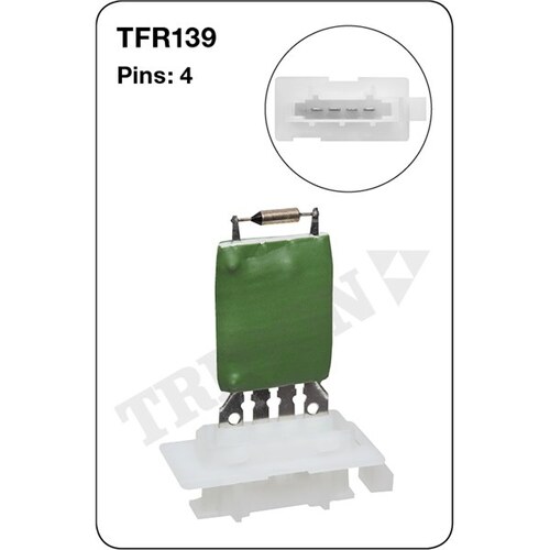 Tridon Heater Fan Resistor TFR139