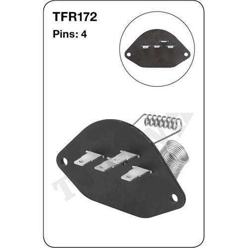 Tridon Heater Fan Resistor TFR172