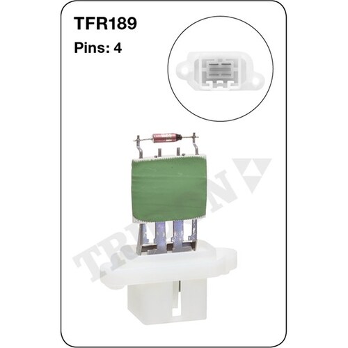 Tridon Heater Fan Resistor TFR189