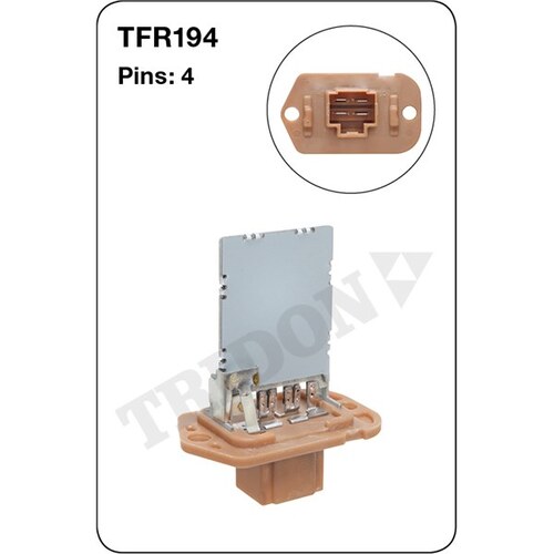 Tridon Heater Fan Resistor TFR194