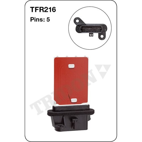 Tridon Heater Fan Resistor TFR216