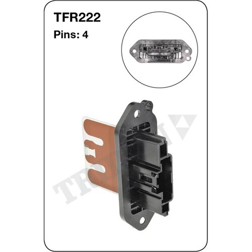 Tridon Heater Fan Resistor TFR222