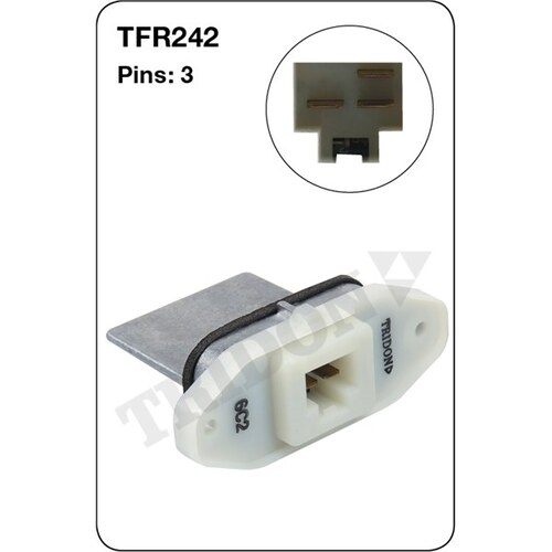 Tridon Heater Fan Resistor TFR242