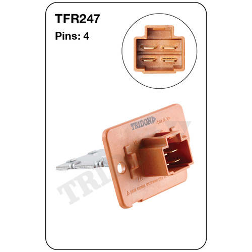 Tridon Heater Fan Resistor TFR247
