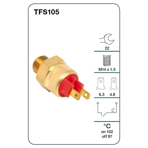 Tridon Thermo Fan Switch TFS105