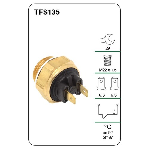 Tridon Thermo Fan Switch TFS135 