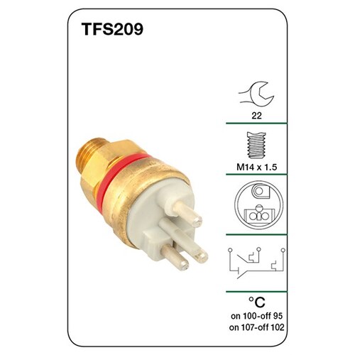 Tridon Thermo Fan Switch TFS209