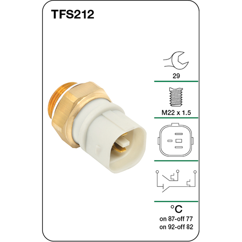 Tridon Thermo Fan Switch TFS212