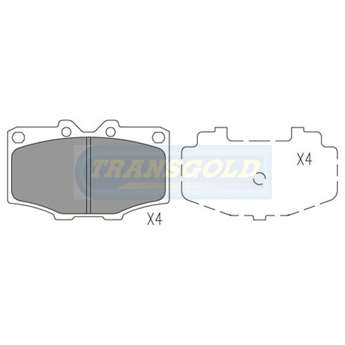 Front Brake Disc Pads TG0288N DB288