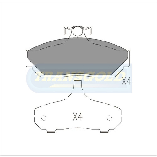 Front Brake Disc Pads TG1023N DB1023