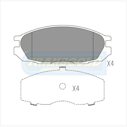 Rear Brake Disc Pads TG1146N DB1146