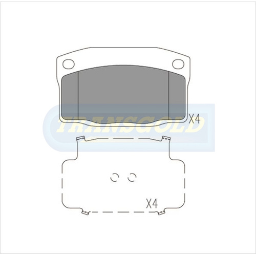 Front Brake Disc Pads TG1164N DB1164