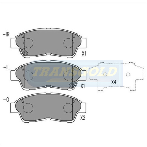 Front Brake Disc Pads TG1267N DB1267