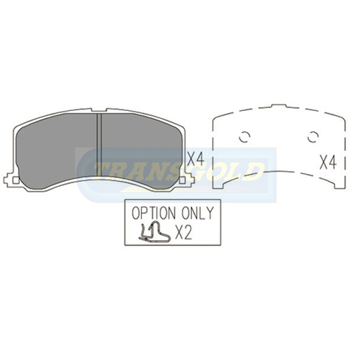 Front Brake Disc Pads TG1304N DB1304