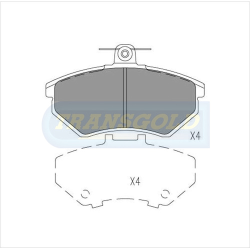 Front Brake Disc Pads TG1310N DB1310