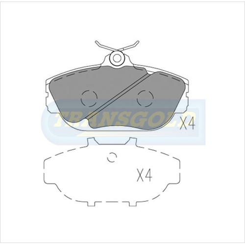 Rear Brake Disc Pads TG1319N DB1319