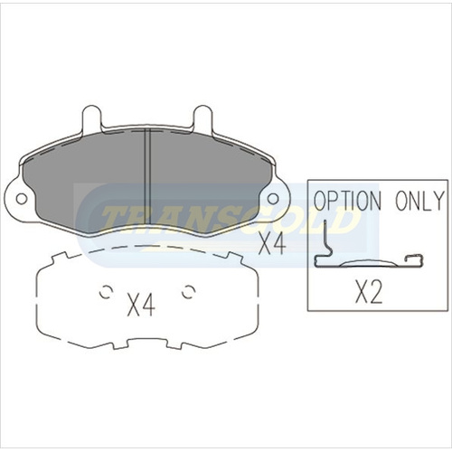 Front Brake Disc Pads TG1340N DB1340
