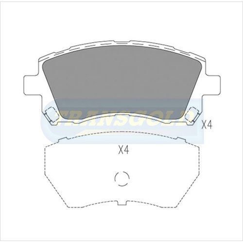 Front Brake Disc Pads TG1342N DB1342