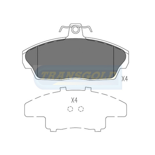 Front Brake Disc Pads TG1360N DB1360