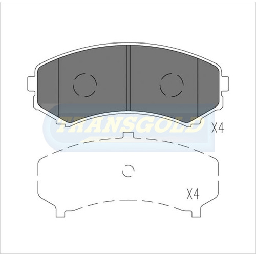 Front Brake Disc Pads TG1388N DB1388