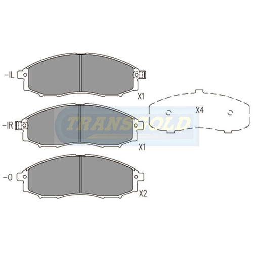 Front Brake Disc Pads TG1439N DB1439