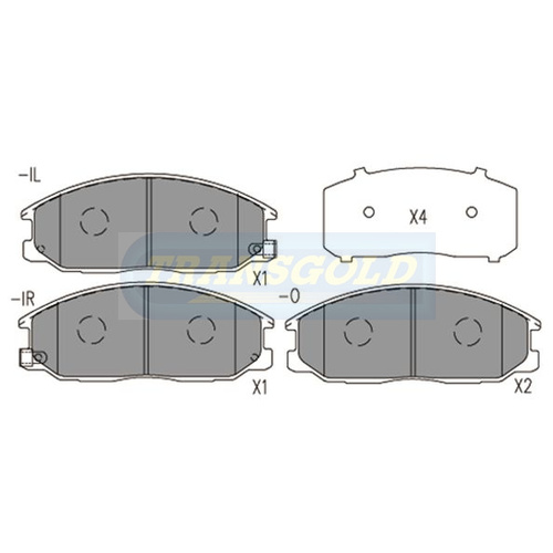 Front Brake Disc Pads TG1450N DB1450