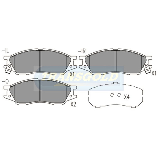 Front Brake Disc Pads TG1454N DB1454