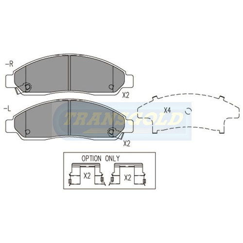Front Brake Disc Pads TG1468N DB1468