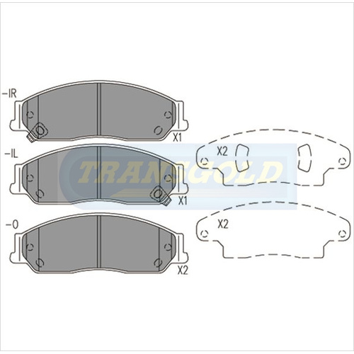 Front Brake Disc Pads TG1474N DB1474