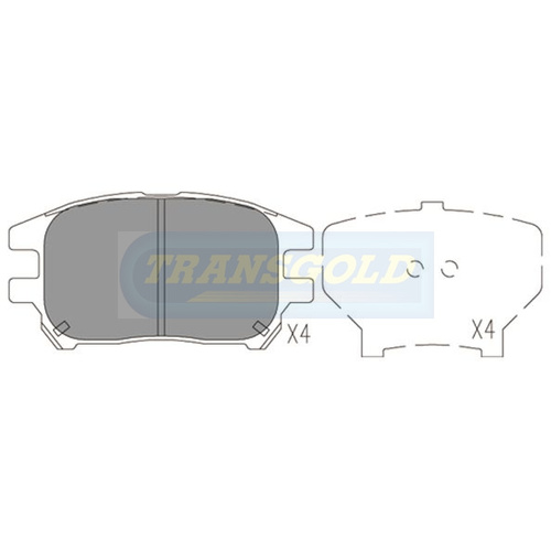 Front Brake Disc Pads TG1494N DB1494
