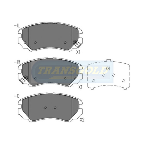 Front Brake Disc Pads TG1504N DB1504