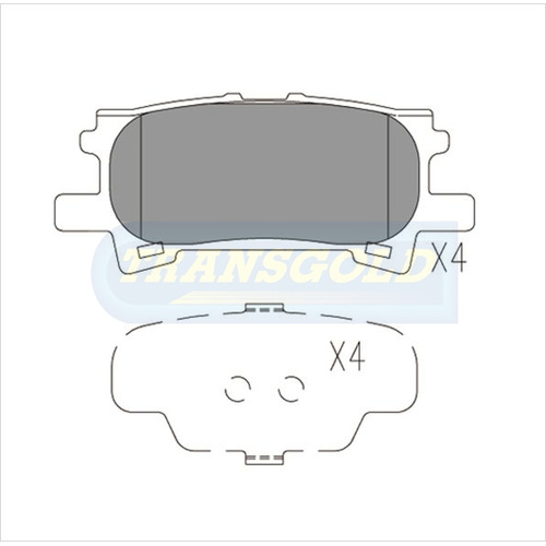 Rear Brake Disc Pads TG1518N DB1518