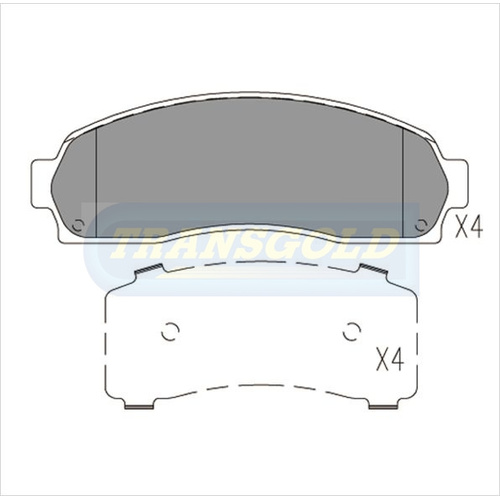 Front Brake Disc Pads TG1730N DB1730