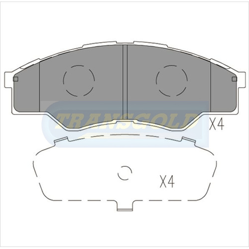 Front Brake Disc Pads TG1741N DB1741