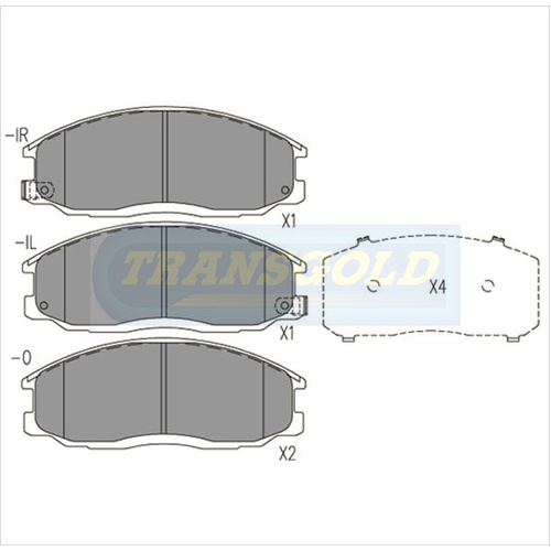 Front Brake Disc Pads TG1745N DB1745