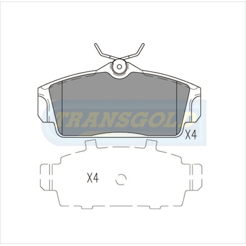 Front Brake Disc Pads TG1761N DB1761