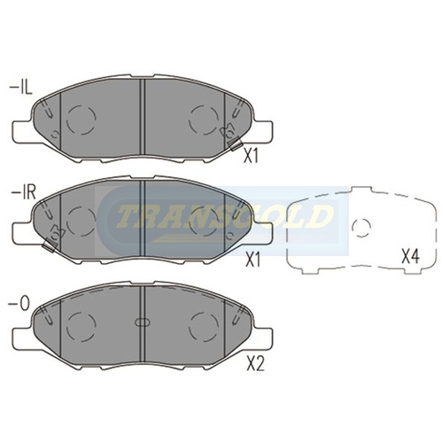 Front Brake Disc Pads TG1819N DB1819