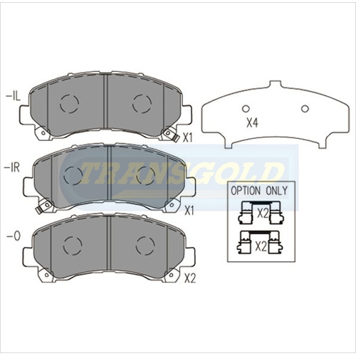 Front Brake Disc Pads TG1841N DB1841